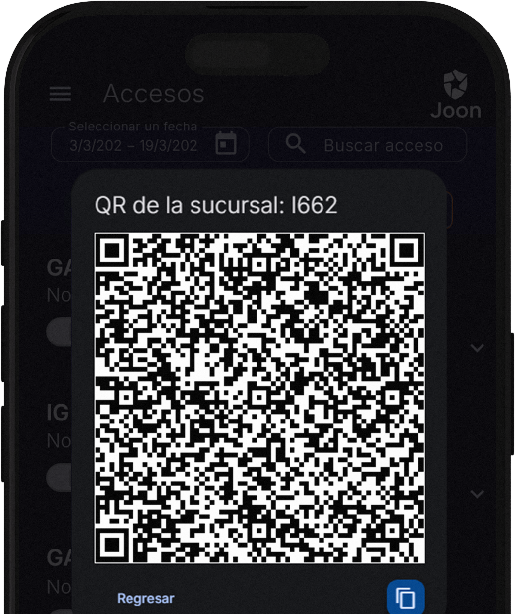 Autogestión mediante código QR