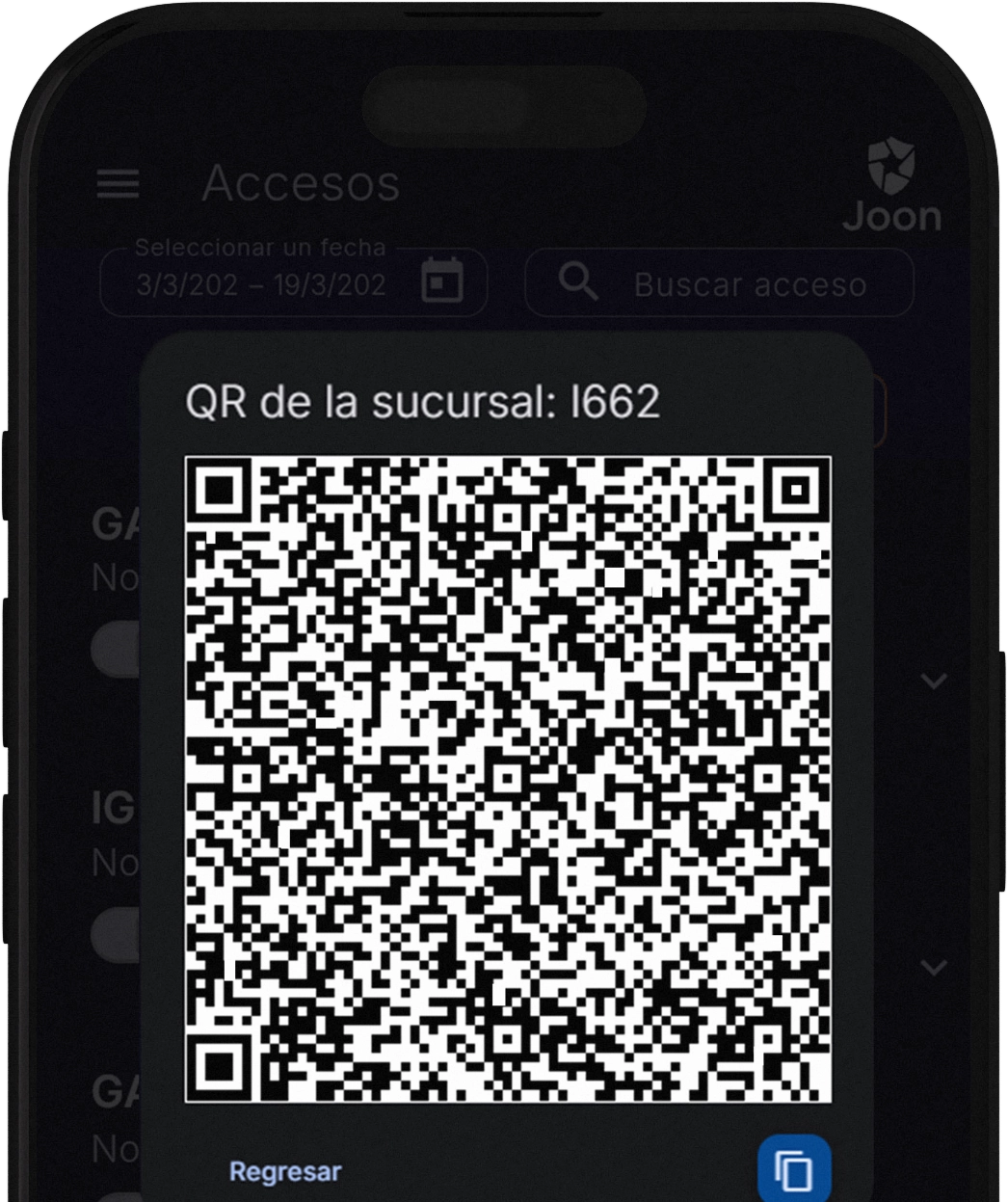 Autogestión mediante código QR